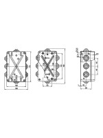 ΒΙΟΜΗΧΑΝΙΚΟ ΜΠΟΥΑΤ ΔΙΑΚΛΑΔΩΣΗΣ 198Χ139Χ82 IP55