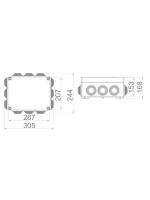 ΒΙΟΜΗΧΑΝΙΚΟ ΜΠΟΥΑΤ ΔΙΑΚΛΑΔΩΣΗΣ 305Χ244Χ168 IP55