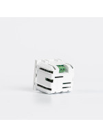 ΠΡΙΖΑ 2 Χ USB MODULES ΛΕΥΚΗ