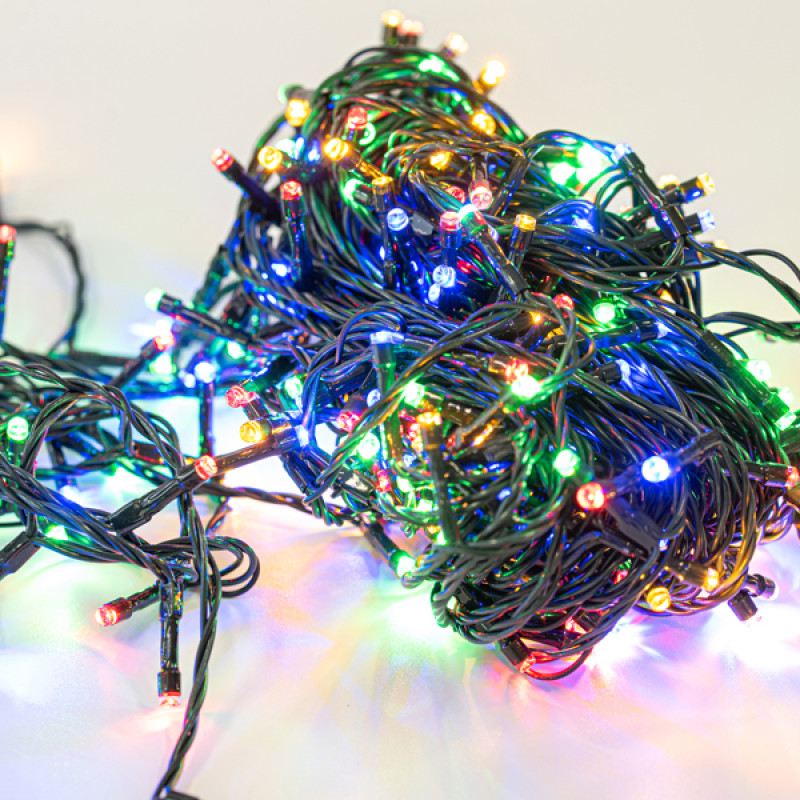 ΣΕΙΡΑ, 300 LED 5mm, 31V WIFI ΜΕΤΑΣΧΗΜΑΤΙΣΤΗ ΜΕ ΕΦΑΡΜΟΓΗ, ΠΡΑΣΙΝΟ PVC ΚΑΛΩΔΙΟ, ΘΕΡΜΟ ΛΕΥΚΟ & ΧΡΩΜΑΤΙΣΤΟ LED ΑΝΑ 7.5cm, ΠΡΟΕΚΤΑΣΗ ΠΑΡΟΧΗΣ 3m, IP44