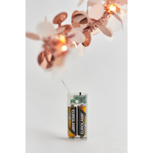 ΣΕΙΡΑ, 20 LED 5mm, ΔΙΑΚΟΣΜΗΤΙΚΗ ΠΑΓΙΕΤΑ , ΜΠΑΤΑΡΙΑΣ 2xAA, ΧΡΟΝΟΔΙΑΚΟΠΤΗ, ΘΕΡΜΟ ΛΕΥΚΟ LED ANA 10cm, ΠΡΟΕΚΤΑΣΗ ΠΑΡΟΧΗΣ 50cm, IP20