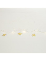 ΣΕΙΡΑ, 20 MINI LED, ΔΙΑΚΟΣΜΗΤΙΚΑ ΑΣΤΕΡΙΑ & ΠΕΡΛΕΣ, ΜΠΑΤΑΡΙΑΣ 3xΑΑ, ΧΡΟΝΟΔΙΑΚΟΠΤΗ, ΑΣΗΜΙ ΧΑΛΚΙΝΟ ΚΑΛΩΔΙΟ, ΘΕΡΜΟ ΛΕΥΚΟ LED ΑΝΑ 7.5cm, ΠΡΟΕΚΤΑΣΗ ΠΑΡΟΧΗΣ 30cm, IP20