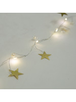 ΣΕΙΡΑ, 20 MINI LED, ΔΙΑΚΟΣΜΗΤΙΚΑ ΑΣΤΕΡΙΑ & ΠΕΡΛΕΣ, ΜΠΑΤΑΡΙΑΣ 3xΑΑ, ΧΡΟΝΟΔΙΑΚΟΠΤΗ, ΑΣΗΜΙ ΧΑΛΚΙΝΟ ΚΑΛΩΔΙΟ, ΘΕΡΜΟ ΛΕΥΚΟ LED ΑΝΑ 7.5cm, ΠΡΟΕΚΤΑΣΗ ΠΑΡΟΧΗΣ 30cm, IP20