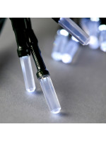 ΣΕΙΡΑ, 80 LED 5mm ΜΕ ΑΚΡΥΛΙΚΗ ΕΠΕΚΤΑΣΗ, ΗΛΙΑΚΟ ΣΥΛΛΕΚΤΗ ΜΕ ΑΙΣΘΗΤΗΡΑ ΦΩΤΟΣ, 8 ΠΡΟΓΡΑΜΜΑΤΑ, ΠΡΑΣΙΝΟ PVC ΚΑΛΩΔΙΟ, ΛΕΥΚΟ LED ΑΝΑ 10cm, ΠΡΟΕΚΤΑΣΗ ΠΑΡΟΧΗΣ 1m, ΙΡ44