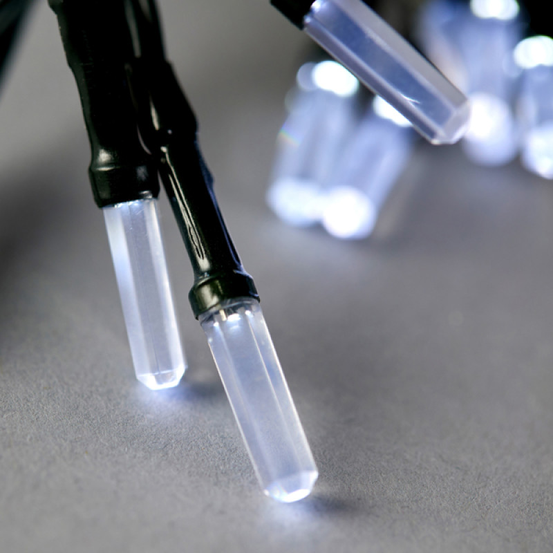 ΣΕΙΡΑ, 80 LED 5mm ΜΕ ΑΚΡΥΛΙΚΗ ΕΠΕΚΤΑΣΗ, ΗΛΙΑΚΟ ΣΥΛΛΕΚΤΗ ΜΕ ΑΙΣΘΗΤΗΡΑ ΦΩΤΟΣ, 8 ΠΡΟΓΡΑΜΜΑΤΑ, ΠΡΑΣΙΝΟ PVC ΚΑΛΩΔΙΟ, ΛΕΥΚΟ LED ΑΝΑ 10cm, ΠΡΟΕΚΤΑΣΗ ΠΑΡΟΧΗΣ 1m, ΙΡ44