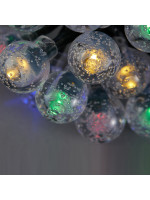 ΣΕΙΡΑ, 80 LED 5mm, ΑΚΡΥΛΙΚΕΣ ΜΠΑΛΕΣ 1.8cm, ΗΛΙΑΚΟ ΣΥΛΛΕΚΤΗ ΜΕ ΑΙΣΘΗΤΗΡΑ ΦΩΤΟΣ, 8 ΠΡΟΓΡΑΜΜΑΤΑ, ΠΡΑΣΙΝΟ PVC ΚΑΛΩΔΙΟ, ΧΡΩΜΑΤΙΣΤΟ LED ANA 10cm, ΠΡΟΕΚΤΑΣΗ ΠΑΡΟΧΗΣ 1m, IP44