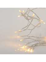 ΣΕΙΡΑ, 96 LED 3mm, BATTERY BOX 3xAA, 8 ΠΡΟΓΡΑΜΜΑΤΑ & ΜΝΗΜΗ, TIMER, ΔΙΑΦΑΝΟ PVC ΚΑΛΩΔΙΟ, ΘΕΡΜΟ ΛΕΥΚΟ LED ΑΝΑ 10cm, ΠΡΟΕΚΤΑΣΗ ΠΑΡΟΧΗΣ 30cm, IP44 (DISPLAY BOX 16τμχ)