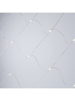 ΔΙΧΤΥ, 150 MINI MILKY LED, 27V ΜΕΤΑΣΧΗΜΑΤΙΣΤΗ, ΣΤΑΘΕΡΟ, ΔΙΑΦΑΝΟ ΠΛΑΚΕ ΧΑΛΚΙΝΟ ΚΑΛΩΔΙΟ, ΘΕΡΜΟ ΛΕΥΚΟ LED (H250 x W200cm), ΠΡΟΕΚΤΑΣΗ ΠΑΡΟΧΗΣ 5m, IP44