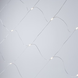 ΔΙΧΤΥ, 150 MINI MILKY LED, 27V ΜΕΤΑΣΧΗΜΑΤΙΣΤΗ, ΣΤΑΘΕΡΟ, ΔΙΑΦΑΝΟ ΠΛΑΚΕ ΧΑΛΚΙΝΟ ΚΑΛΩΔΙΟ, ΘΕΡΜΟ ΛΕΥΚΟ LED (H250 x W200cm), ΠΡΟΕΚΤΑΣΗ ΠΑΡΟΧΗΣ 5m, IP44