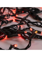 ΣΕΙΡΑ, 100 LED 5mm ΜΕ ΚΑΛΥΜΜΑ, 230V, 3 ΕΠΕΚΤΑΣΕΙΣ ΕΩΣ 9 ΣΕΤ, ΠΡΑΣΙΝΟ ΚΑΟΥΤΣΟΥΚ ΚΑΛΩΔΙΟ, 90 ΚΟΚΚΙΝΑ LED + 10 ΘΕΡΜΑ ΛΕΥΚΑ FLASH LED ANA 10cm, ΠΡΟΕΚΤΑΣΗ ΠΑΡΟΧΗΣ 1.5m, IP65