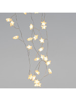 ΣΕΙΡΑ, 40 MINI LED, ΠΛΑΣΤΙΚΑ ΑΣΤΕΡΙΑ, ΜΠΑΤΑΡΙΑΣ 3xAA, ΧΡΟΝΟΔΙΑΚΟΠΤΗ, ΘΕΡΜΟ ΛΕΥΚΟ LED ΑΝΑ 3.5cm, ΠΡΟΕΚΤΑΣΗ ΠΑΡΟΧΗΣ 50cm, IP20
