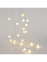 ΣΕΙΡΑ, 40 MINI LED, ΠΛΑΣΤΙΚΕΣ ΜΠΑΛΙΤΣΕΣ, ΜΠΑΤΑΡΙΑΣ 3xAA, ΧΡΟΝΟΔΙΑΚΟΠΤΗ, ΘΕΡΜΟ ΛΕΥΚΟ LED ΑΝΑ 3.5cm, ΠΡΟΕΚΤΑΣΗ ΠΑΡΟΧΗΣ 50cm, IP20