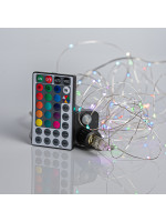 ΣΕΙΡΑ, 100 ELECTRODELESS ΜΙΝΙ LED, ΜΕΤΑΣΧΗΜΑΤΙΣΤΗ, ΤΗΛΕΧΕΙΡΙΣΤΗΡΙΟ (M/F, ON/OFF, TIMER), ΑΣΗΜΙ ΧΑΛΚΙΝΟ ΚΑΛΩΔΙΟ, SYNCHRONIZE RGB LED ANA 10cm, ΠΡΟΕΚΤΑΣΗ ΠΑΡΟΧΗΣ 5m, ΙΡ44