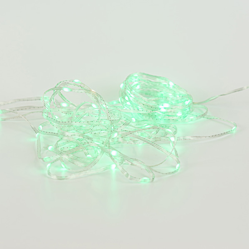 ΣΕΙΡΑ, 100 SMART MINI LED, USB, ΔΙΑΧΕΙΡΙΣΗ ΜΕΣΩ ΕΦΑΡΜΟΓΗΣ, ΤΗΛΕΧΕΙΡΙΣΤΗΡΙΟ, ΔΙΑΦΑΝΟ ΠΛΑΚΕ ΧΑΛΚΙΝΟ ΚΑΛΩΔΙΟ, RGB LED ΑΝΑ 10cm, ΠΡΟΕΚΤΑΣΗ ΠΑΡΟΧΗΣ 2m, IP20