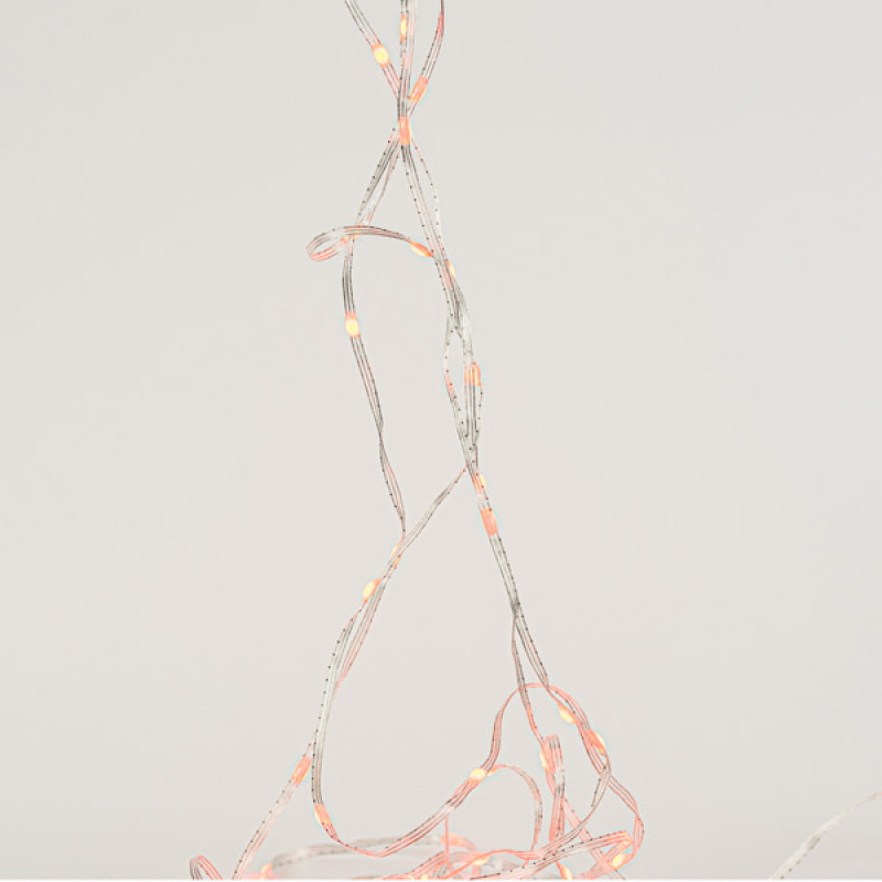 ΣΕΙΡΑ, 100 SMART MINI LED, USB, ΔΙΑΧΕΙΡΙΣΗ ΜΕΣΩ ΕΦΑΡΜΟΓΗΣ, ΤΗΛΕΧΕΙΡΙΣΤΗΡΙΟ, ΔΙΑΦΑΝΟ ΠΛΑΚΕ ΧΑΛΚΙΝΟ ΚΑΛΩΔΙΟ, RGB LED ΑΝΑ 10cm, ΠΡΟΕΚΤΑΣΗ ΠΑΡΟΧΗΣ 2m, IP20