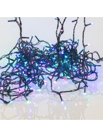 ΣΕΙΡΑ, 300 LED 3mm, 31 ΜΕΤΑΣΧΗΜΑΤΙΣΤΗ, 8 ΠΡΟΓΡΑΜΜΑΤΑ & ΜΝΗΜΗ, ΠΡΑΣΙΝΟ PVC ΚΑΛΩΔΙΟ, OΠΑΛ ΧΡΩΜΑΤΙΣΤΟ LED ΑΝΑ 5cm, ΠΡΟΕΚΤΑΣΗ ΠΑΡΟΧΗΣ 3m, IP45