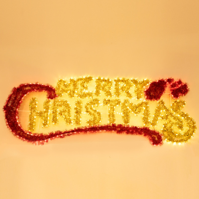 MERRY CHRISTMAS 184*5*65.5cm, 21M LED ΦΩΤΟΣΩΛΗΝΑ, ΘΕΡΜΟ ΛΕΥΚΟ ΚΑΙ ΚΟΚΚΙΝΟ, ΠΡΟΕΚΤΑΣΗ ΠΑΡΟΧΗΣ 1,5m, IP44