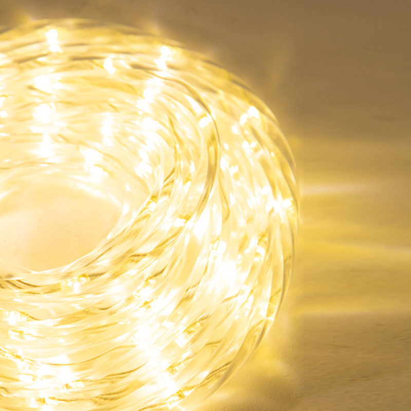 SMD LED ΦΩΤΟΣΩΛΗΝΑ 10m, ΜΟΝΟΚΑΝΑΛΗ, 31V ΜΕΤΑΣΧΗΜΑΤΙΣΤΗ, 8 ΠΡΟΓΡΑΜΜΑΤΑ & ΜΝΗΜΗ, ΘΕΡΜΟ ΛΕΥΚΟ LED, 20 LED/m, ΠΡΟΕΚΤΑΣΗ ΠΑΡΟΧΗΣ 3m, IP44