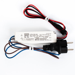 ΑΝΤΑΠΤΟΡΑΣ 20W, 1 ΚΑΡΦΑΚΙ ΓΙΑ ΠΑΡΟΧΗ ΦΩΤΟΣΩΛΗΝΑ 24V, 1 PIN ΣΥΝΔΕΣΗΣ, 1 ΤΑΠΑ, 3 ΘΕΡΜΟΣΥΣΤΕΛΛΟΜΕΝΑ, 1 ΚΟΛΛΑ, IP65