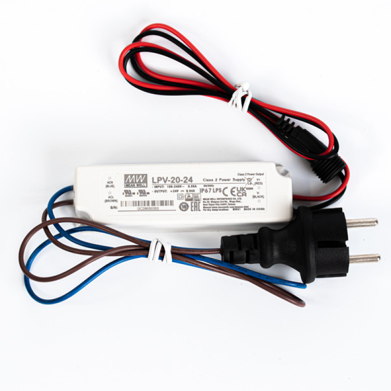 ΑΝΤΑΠΤΟΡΑΣ 35W IP65, 1 ΚΑΡΦΑΚΙ ΓΙΑ ΠΑΡΟΧΗ ΦΩΤΟΣΩΛΗΝΑ 24V, 1 PIN ΣΥΝΔΕΣΗΣ, 1 ΤΑΠΑ, 3 ΘΕΡΜΟΣΥΣΤΕΛΛΟΜΕΝΑ, 1 ΚΟΛΛΑ, ΠΡΟΕΚΤΑΣΗ ΠΑΡΟΧΗΣ IP44