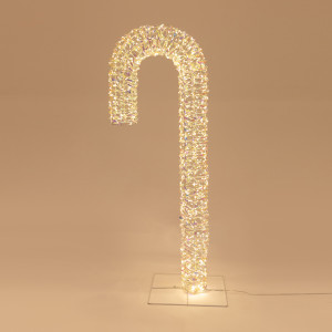 ΦΩΤΙΖΟΜΕΝΟ ΜΠΑΣΤΟΥΝΙ ΙΡΙΔΙΖΟΝ 100cm, 960 LED, 24V ΜΕΤΑΣΧΗΜΑΤΙΣΤΗ, TIMER , ΑΣΗΜΙ ΧΑΛΚΙΝΟ ΚΑΛΩΔΙΟ, ΘΕΡΜΟ ΛΕΥΚΟ LED, ΠΡΟΕΚΤΑΣΗ ΠΑΡΟΧΗΣ 5m, IP44