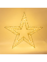 ΑΣΤΕΡΙ ΦΩΤΙΖΟΜΕΝΟ 70cm, 1680 LED, 31V ΜΕΤΑΣΧΗΜΑΤΙΣΤΗ, TIMER, ΜΠΡΟΝΖΕ ΜΕΤΑΛΛΙΚΟΣ ΣΚΕΛΕΤΟΣ, ΜΠΡΟΝΖΕ ΧΑΛΚΙΝΟ ΚΑΛΩΔΙΟ, ΘΕΡΜΟ LED, ΠΡΟΕΚΤΑΣΗ ΠΑΡΟΧΗΣ 5m, IP44