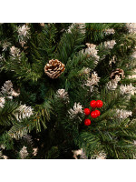 ΔΕΝΤΡΟ ΚΕΔΡΟΣ, ΧΙΟΝΙΣΜΕΝΟ ΜΕ ΚΟΥΚΟΥΝΑΡΙΑ ΚΑΙ BERRIES 210cm