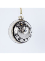 ΓΥΑΛΙΝΗ ΜΠΑΛΑ, ΣΑΜΠΑΝΙ, ΜΕ ΣΧΕΔΙΟ ΡΟΛΟΙ, ΣΕΤ 4ΤΜΧ, 10cm