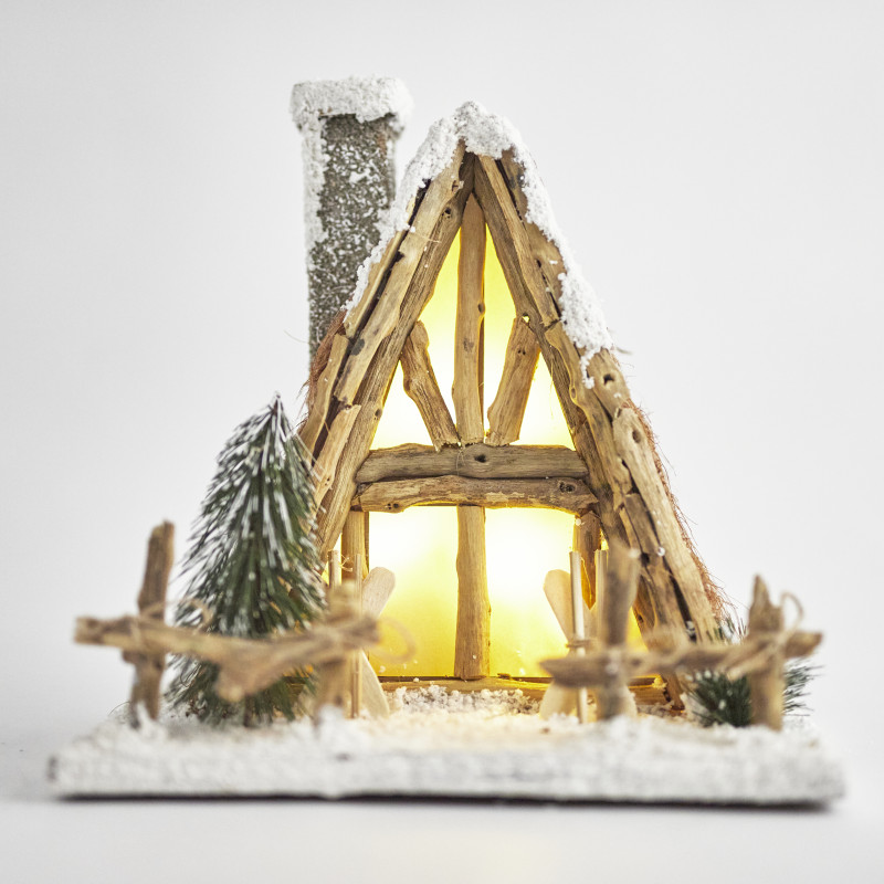 ΣΠΙΤΑΚΙ ΦΩΤΙΖΟΜΕΝΟ, ΜΠΑΤΑΡΙΑΣ, 26x19x25,5cm