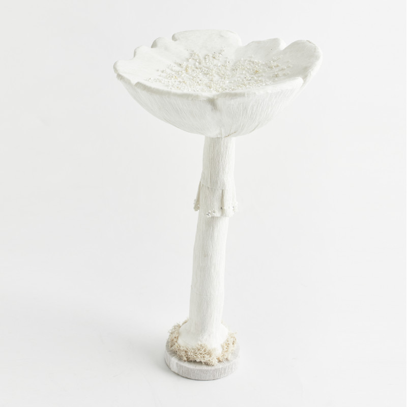 ΜΑΝΙΤΑΡΙ, ΛΕΥΚΟ, ΜΕ ΛΕΥΚΟ ΚΟΡΜΟ, 25x25x42cm