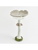 ΜΑΝΙΤΑΡΙ, ΑΝΟΙΧΤΟ ΚΑΦΕ, ΜΕ ΛΕΥΚΟ ΚΟΡΜΟ, 26x26x40cm