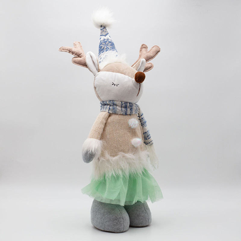 ΓΥΝΑΙΚΑ ΤΑΡΑΝΔΟΣ, ΜΕ ΓΑΛΑΖΙΑ ΡΟΥΧΑ, 23x17x79cm