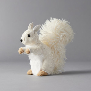 ΒΕΛΟΥΔΙΝΟΣ ΣΚΙΟΥΡΟΣ ΑΣΠΡΟΣ, 24x9x19cm