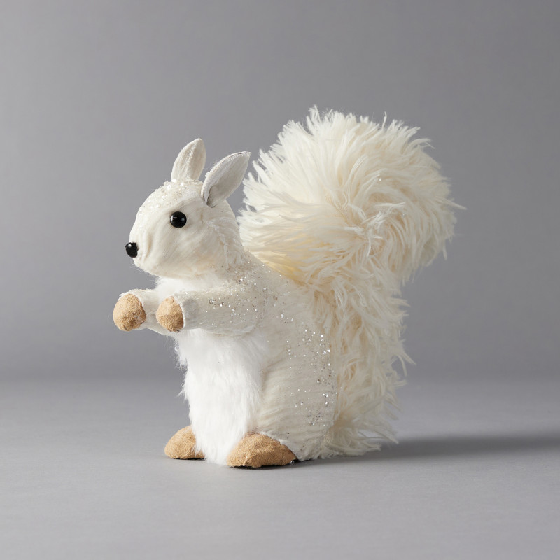 ΒΕΛΟΥΔΙΝΟΣ ΣΚΙΟΥΡΟΣ ΑΣΠΡΟΣ, 24x9x19cm