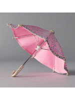 ΟΜΠΡΕΛΑ, ΡΟΖ ΜΕΤΑΛΛΙΚΗ, ΜΕ ΓΚΛΙΤΕΡ, 26x23cm