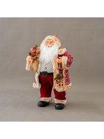 ΑΓΙΟΣ ΒΑΣΙΛΗΣ, ΚΟΚΚΙΝΟ ΚΑΡΟ, ΜΕ ΣΑΚΟ, 80cm