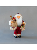 ΑΓΙΟΣ ΒΑΣΙΛΗΣ, ΚΟΚΚΙΝΟ ΚΑΡΟ, ΜΕ ΣΑΚΟ, 30cm