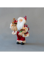 ΑΓΙΟΣ ΒΑΣΙΛΗΣ, ΚΟΚΚΙΝΟ ΚΑΡΟ, ΜΕ ΣΑΚΟ, 30cm