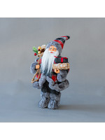 ΑΓΙΟΣ ΒΑΣΙΛΗΣ, ΣΚΟΥΡΟ ΓΚΡΙ, ΜΕ ΔΩΡΑ, 30cm