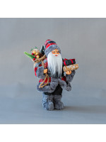 ΑΓΙΟΣ ΒΑΣΙΛΗΣ, ΣΚΟΥΡΟ ΓΚΡΙ, ΜΕ ΔΩΡΑ, 30cm