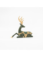 ΚΑΘΙΣΤΟΣ ΤΑΡΑΝΔΟΣ, ΛΑΔΙ, ΒEΛΟΥΔΙΝΟΣ, ΜΕ ΧΡΥΣΑ ΚΕΡΑΤΑ, 26cm