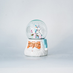 ΧΙΟΝΟΜΠΑΛΑ, ΑΓΙΟΣ ΒΑΣΙΛΗΣ, ΜΕ ΚΟΥΝΙΣΤΟ ΑΛΟΓΑΚΙ ΣΤΟ ΕΣΩΤΕΡΙΚΟ ΤΗΣ, 15cm