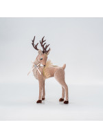 ΒΕΛΟΥΔΙΝΟ ΕΛΑΦΙ, ΣΟΜΟΝ, ΜΕ ΧΡΥΣΟ ΓΚΛΙΤΕΡ, 19x39cm