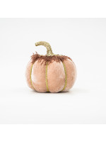 ΒΕΛΟΥΔΙΝΗ ΚΟΛΟΚΥΘΑ, ΣΟΜΟΝ, ΜΕ ΧΡΥΣΟ ΓΚΛΙΤΕΡ, 20cm