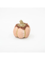 ΒΕΛΟΥΔΙΝΗ ΚΟΛΟΚΥΘΑ, ΣΟΜΟΝ, ΜΕ ΧΡΥΣΟ ΓΚΛΙΤΕΡ, 15cm