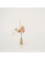 ΒΕΛΟΥΔΙΝΟ ΚΡΕΜΑΣΤΟ ΠΟΥΛΑΚΙ, ΣΟΜΟΝ, 13x14cm