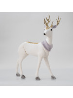 ΒΕΛΟΥΔΙΝΟΣ ΤΑΡΑΝΔΟΣ, ΛΕΥΚΟΣ, ΜΕ ΧΡΥΣΟ ΓΚΛΙΤΕΡ, 37x52x14