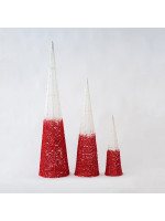 ΔΕΝΤΡΟ ΚΩΝΟΣ, ΛΕΥΚΟ-ΚΟΚΚΙΝΟ, 14x50cm