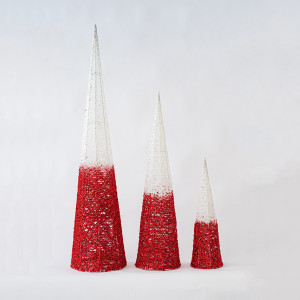 ΔΕΝΤΡΟ ΚΩΝΟΣ, ΛΕΥΚΟ-ΚΟΚΚΙΝΟ, 20x80cm