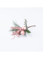 ΠΙΚΑΚΙ ΜΕ ΦΥΛΛΑ ΤΑΡΑΝΔΟ ΚΑΙ ΡΟΖ ΔΙΑΚΟΣΜΗΤΙΚΑ, 25cm